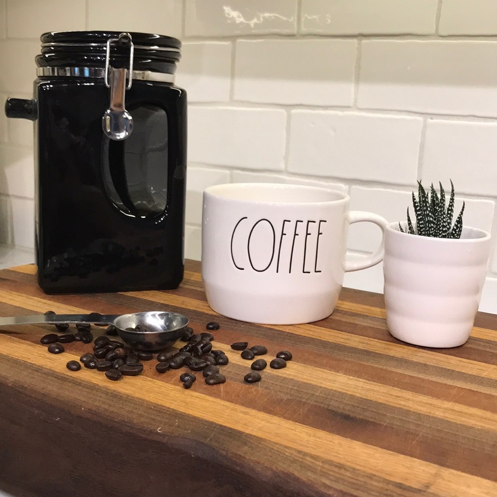 Rae Dunn LL COFFEE Short Wide Mouth Mug